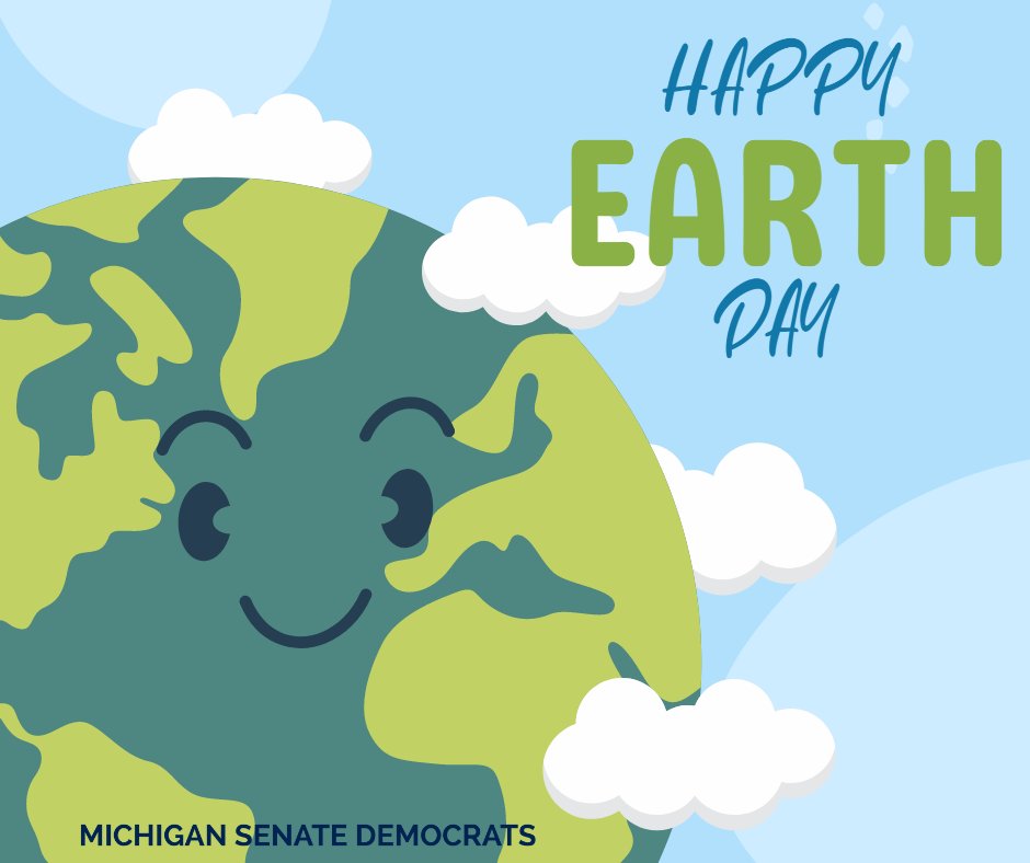 There is no Planet B, so we're doing our part to protect Planet Earth 💪 The #MajorityForThePeople passed the Clean Energy Future Plan last year, putting MI at the forefront on the fight against climate change. #EarthDay More on the bill package ➡️ bit.ly/4aFuX4I