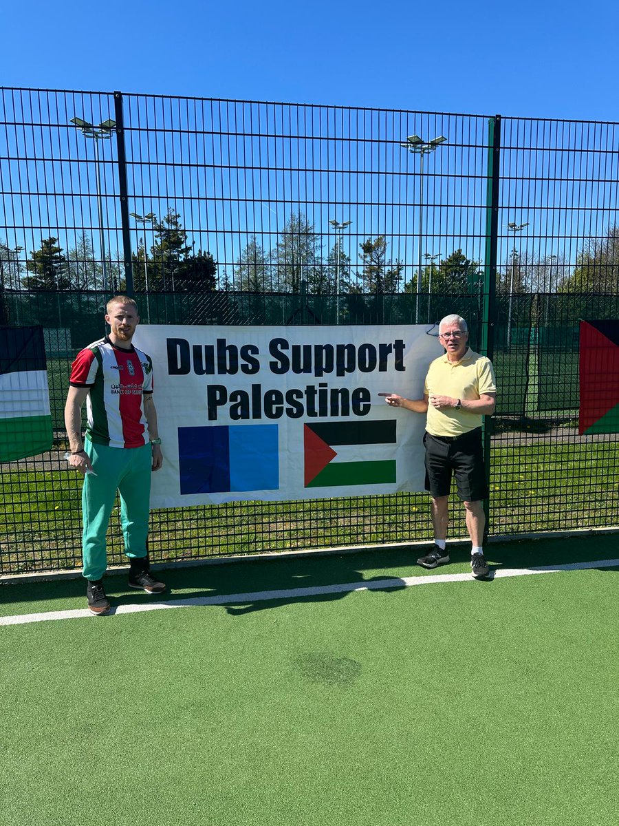 Sport4Palestine's tweet photo. Thank you to everyone who made our Community Football Marathon Match a great show of solidarity yesterday at Hind Rajab Park in Rathgar. We, Irish Sport for Palestine, 1815 FC and 1916 Societies are calling for Herzog Park in Rathgar to be renamed Hind Rajab Park, please sign and share our petition https://t.co/0v3Q5spB7d and Review here https://t.co/OliZGDyVV5