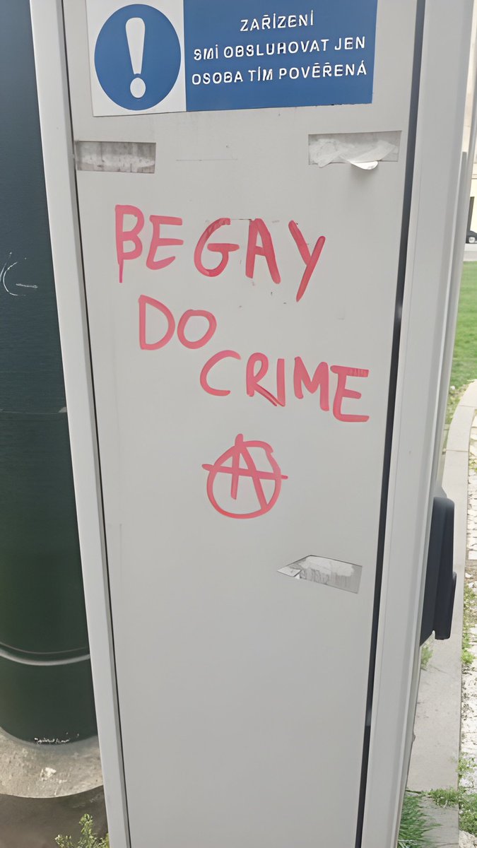 'Be Gay, Do Crime'
Spotted in Florenc, Prague, Czechia