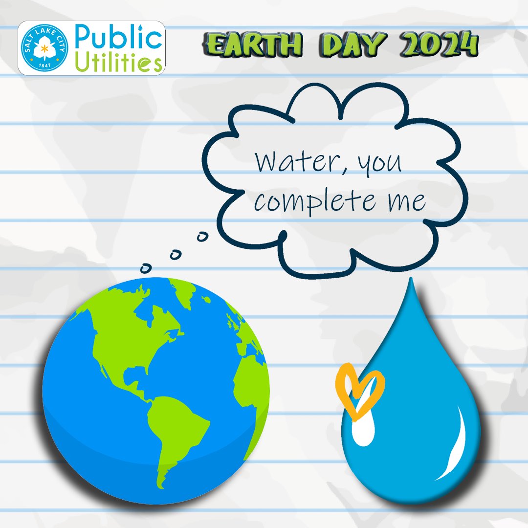 Show the 🌎 some 💚 this #EarthDay! When you love water, it loves you back. Celebrate Earth Day: visit bit.ly/3qcL0Vy to find some new conservation habits to start this year!