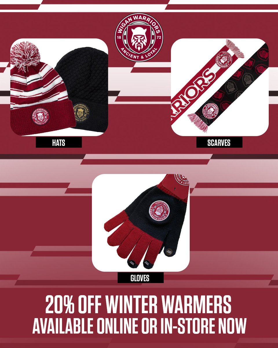 🧣 There's still chance to get 20% off our range of Hats, Scarves and Gloves! 🛒 Shop instore or online 👉 wwrl.net/store #WWRL