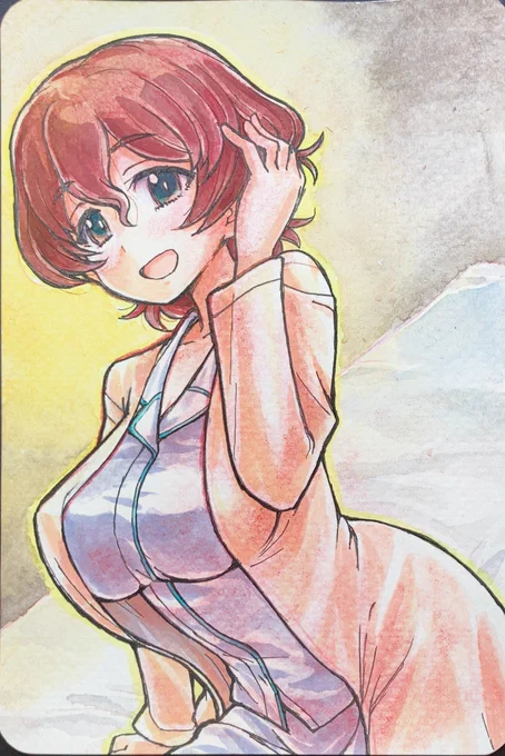 小梅ちゃんパジャマパーティ編変な構図だわ!(^^)#ガルパン 