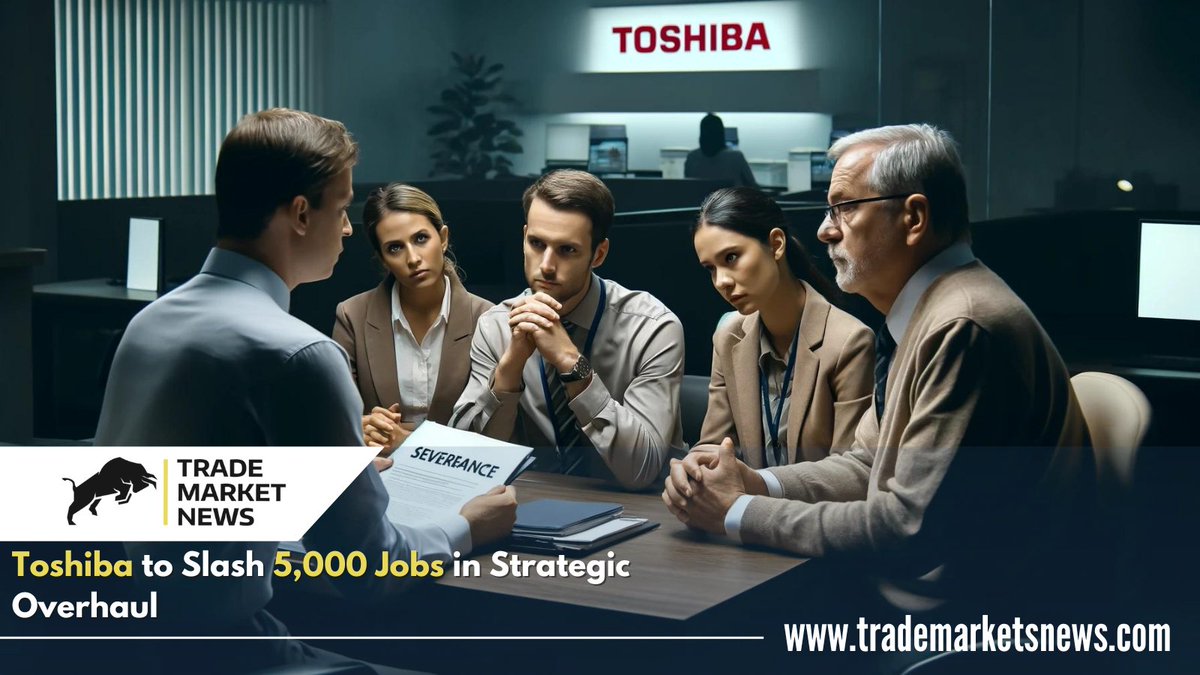 Toshiba plans to cut 5,000 jobs, 7% of its domestic workforce, as part of cost-cutting efforts in its new business plan. #Toshiba #JobCuts #BusinessPlan #JapanEconomy #CorporateRestructuring #LeveragedBuyout #PrivateEquity #WorkforceReduction #FinancialCrisis #IndustrialNews