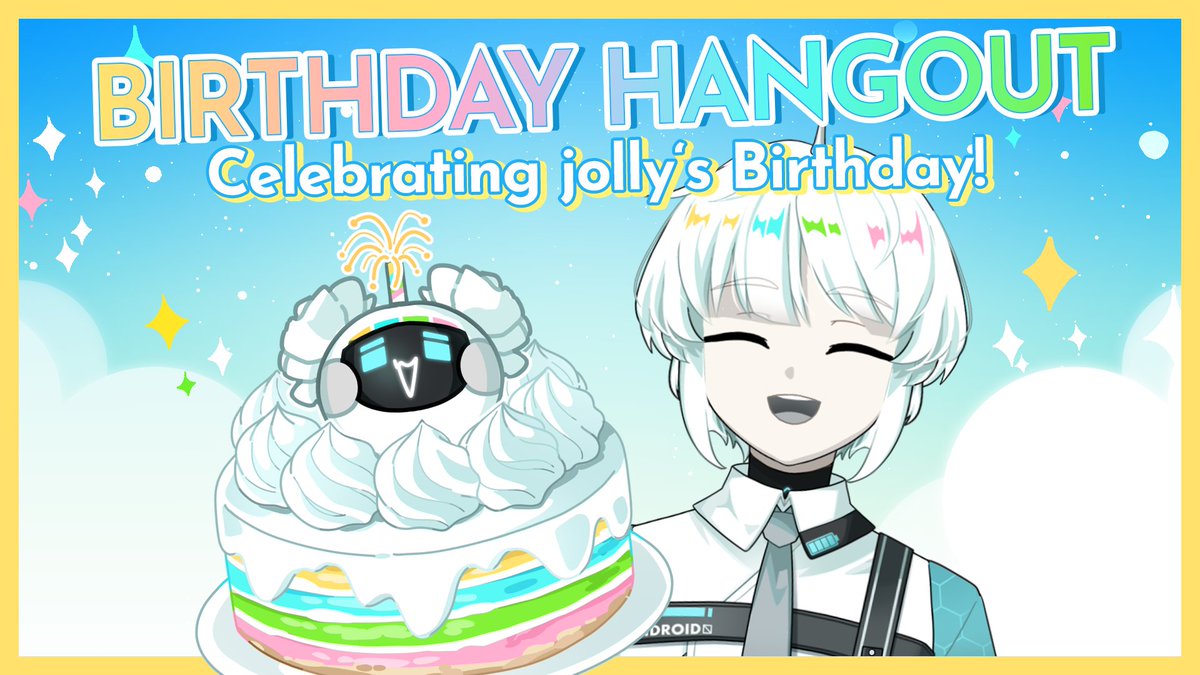 BIRTHDAY HANGOUT + KARAOKE! now live!! twitch.tv/jollyrose