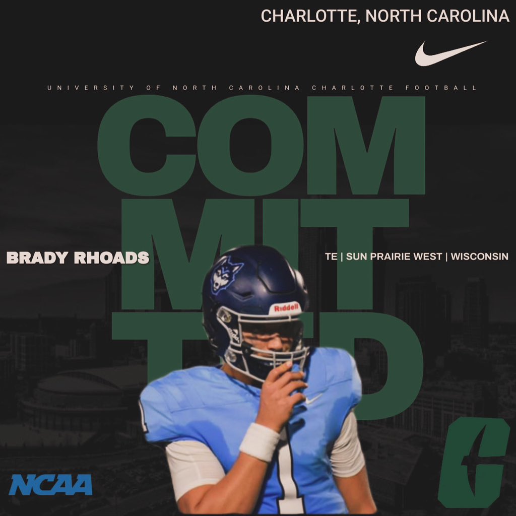 I have decided to take a preferred walk-on spot at The University of North Carolina at Charlotte. Thank you for everyone that has helped me through this process. Go Niners⛏️