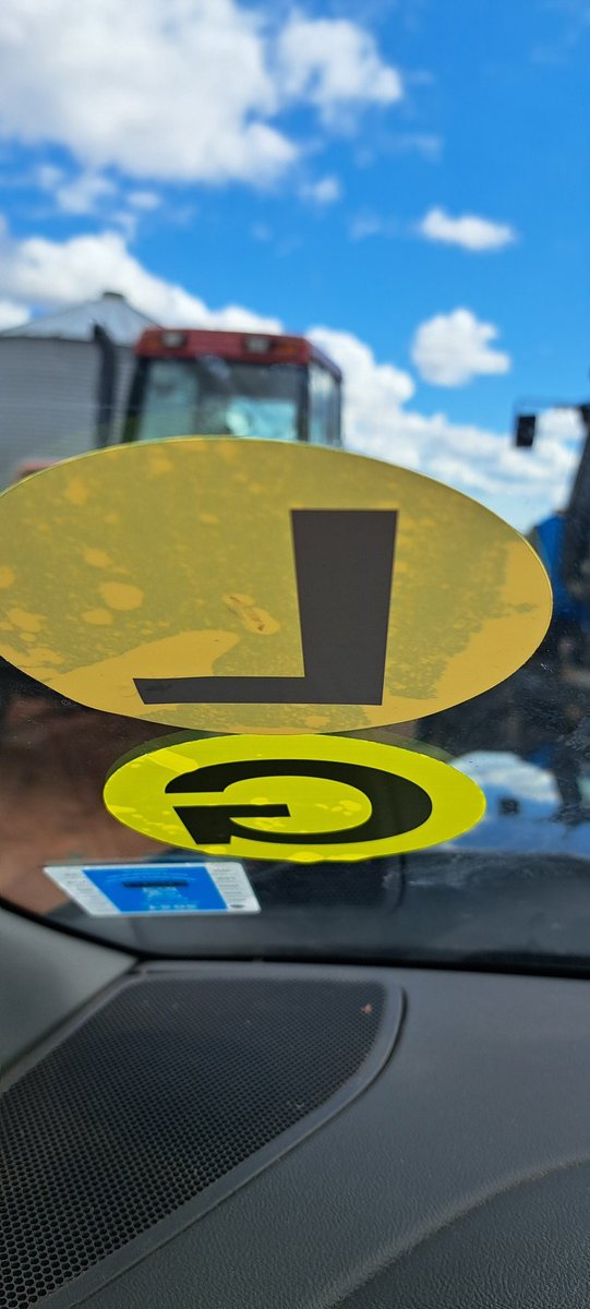 "Loser truck" status has been re engaged.  Look out world, our boy is out on the road