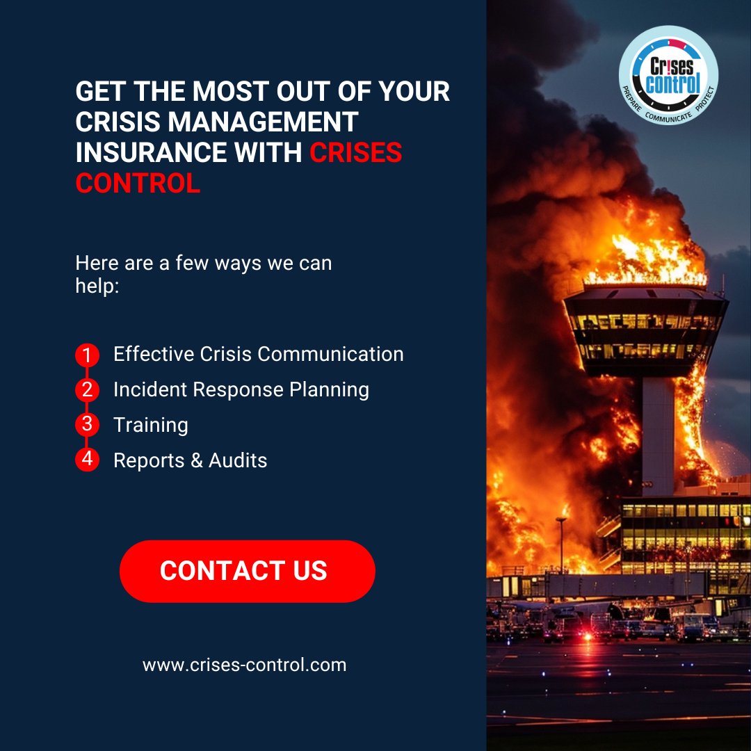 Crisis coming? Don't sweat your insurance claim!

Crises Control helps you keep clear records! This shows insurers you took action to minimise damage. 

Partner with Crises Control: crises-control.com/mass-notificat…

#crisismanagement 
#crisiscommunication
#CrisesControl
