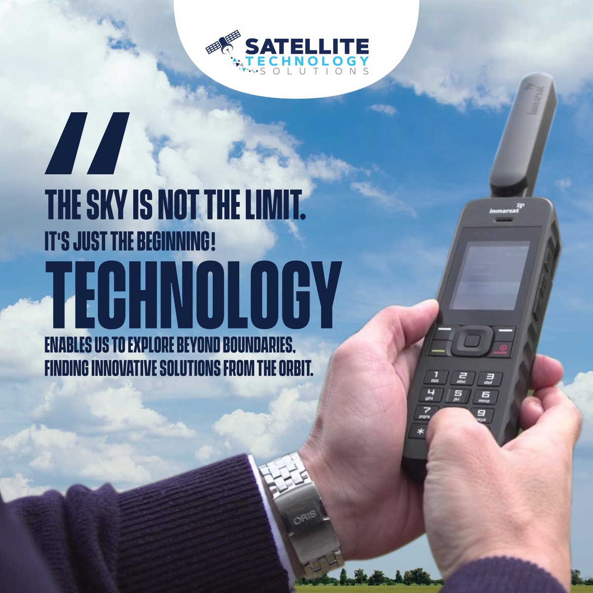 STS_Satellite's tweet photo. The sky is not the limit; it's just the beginning. Technology enables us to explore beyond boundaries, finding innovative solutions from orbit. 

Have a wonderful start of the week! 

#STS #SatelliteTechnologySolutions #Technology #Innovation #Solutions #SkyIsNotTheLimit https://t.co/Mtg87y6fK4