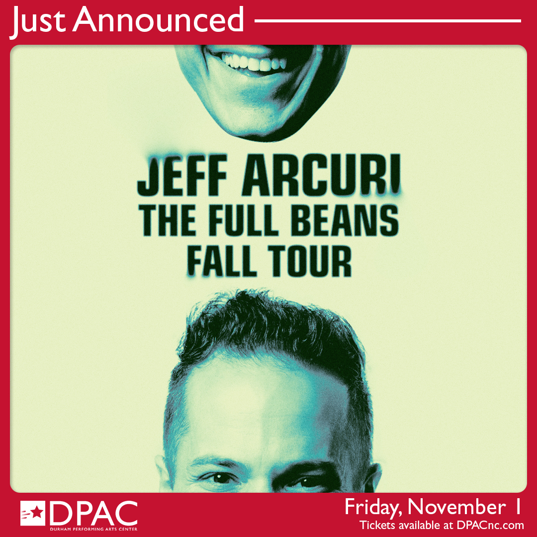 🚨 Two Hilarious New Shows Just Announced 🚨 September 9 | Giggly Squad November 1 | Jeff Arcuri Great Seats on sale this Friday at 10:00 AM at DPACnc.com