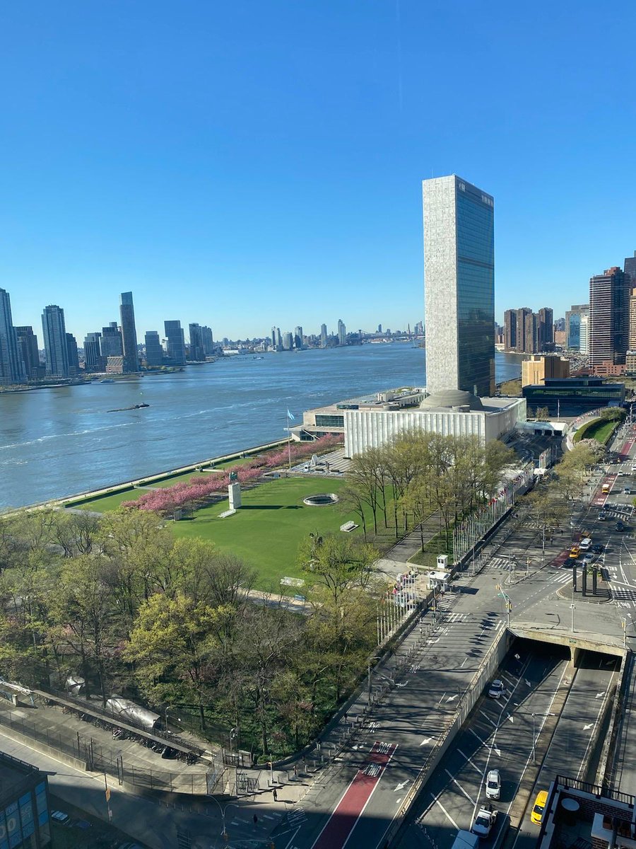 Happy #EarthDay! 🌎🌳While we enjoy the lovely weather and admire the cherry blossoms from the German House @GermanyNY @GermanyUN in #NYC, we are also celebrating our Earth's Day. You can always find beauty around you somewhere! 🌸☀️
#internationalaffairs #PlanetVsPlastics