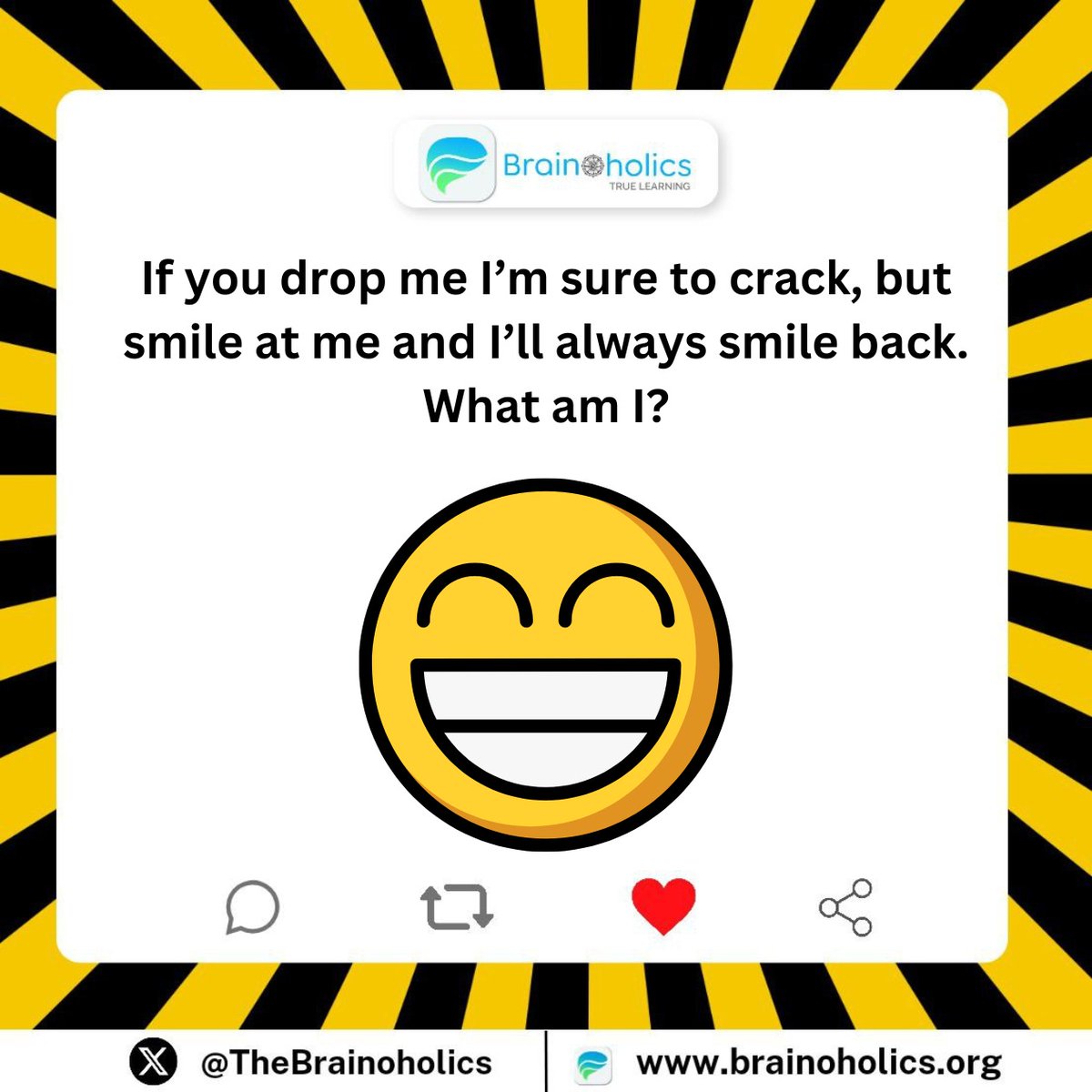Can you crack this smiley quiz?! 😏 
#CreativityUnleashed #ThoughtProvoking #InnovationNation #BrainstormingBliss #QuizTime #ChallengeAccepted #MindMeld #IdeasGalore #ThinkOutsideTheBox #BrainstormBrigade #patiswiss #ElClasico #LILIES𓆸 #ไบร์ทเนเน่ #bbtvi #QueenOfTears