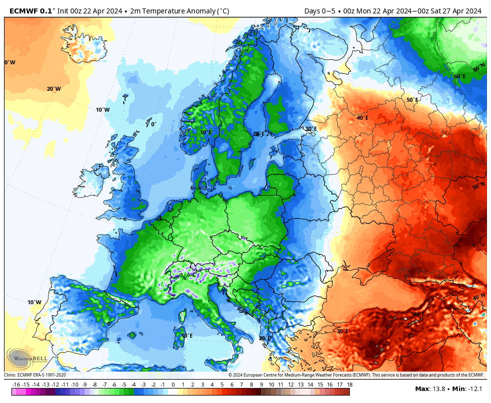 Hey Euro meteo media. How come no reports on how stinking cold its gotten? You were all over the 20C 'heat' earlier this month.