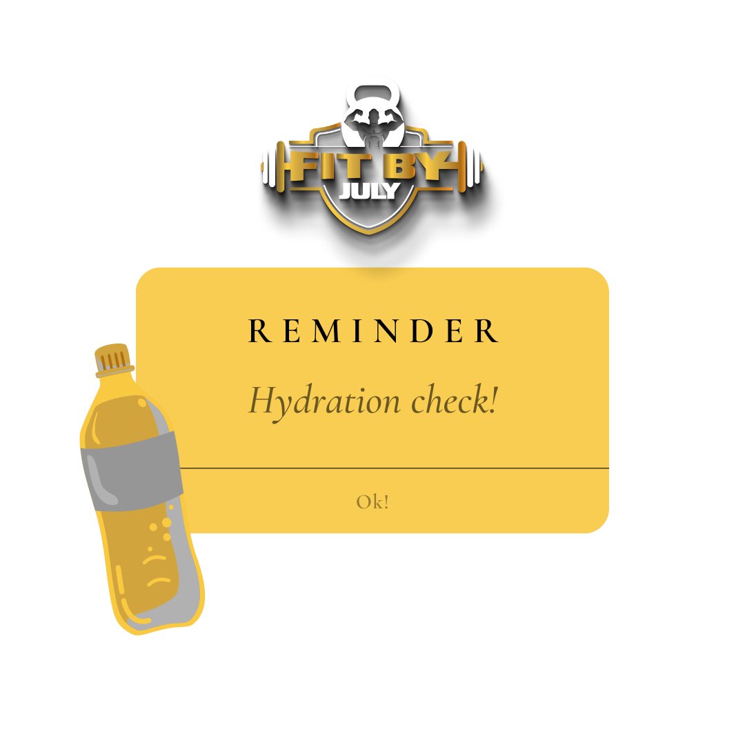 FitByJuly's tweet photo. Hydration check! 💧 Are you staying hydrated today? Remember, water is essential for keeping our bodies functioning at their best. Whether you're hitting the gym or conquering your daily tasks, don't forget to drink up and stay refreshed! Cheers to good health! 🚰💪 #StayHydrated https://t.co/axxIw3n9yM