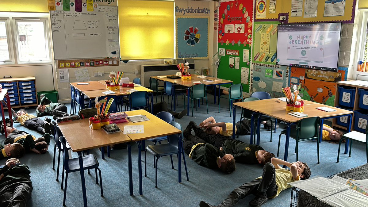 Some Happy Breathing in Blwyddyn 4 to finish off Monday.