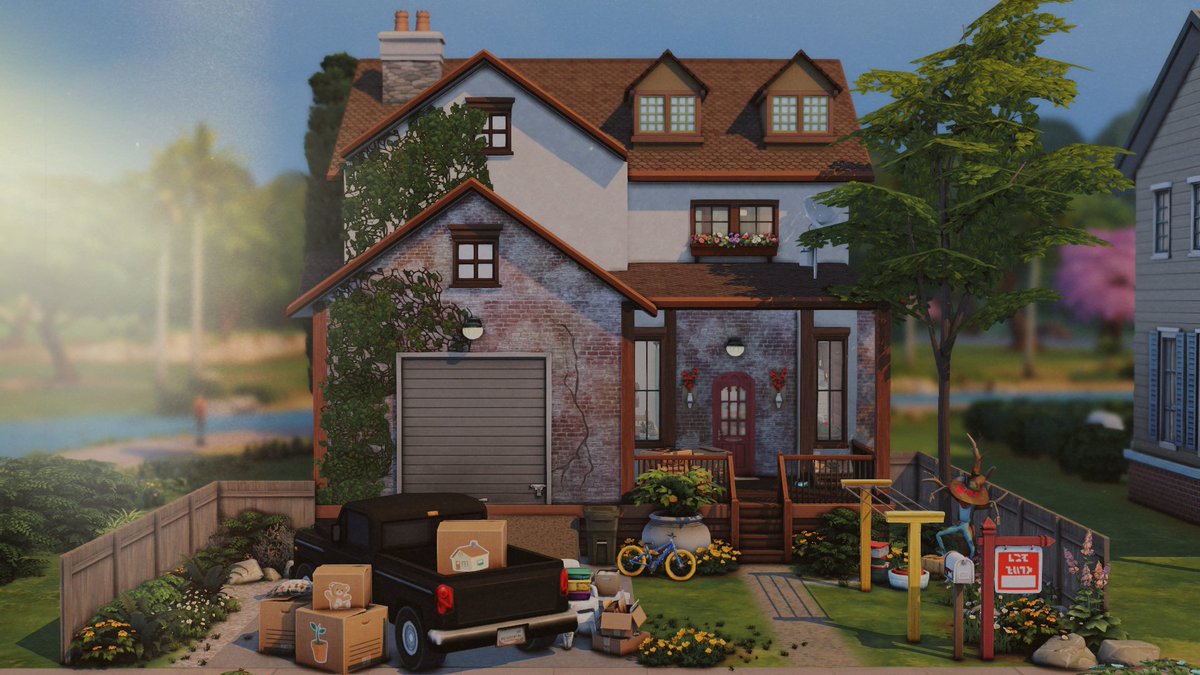 'Just Moved in' Family Home 📭📦
Video : youtube.com/watch?v=UUOWw6…
Gallery : enikobalogh
#ShowUsYourBuilds #thesims #thesims4