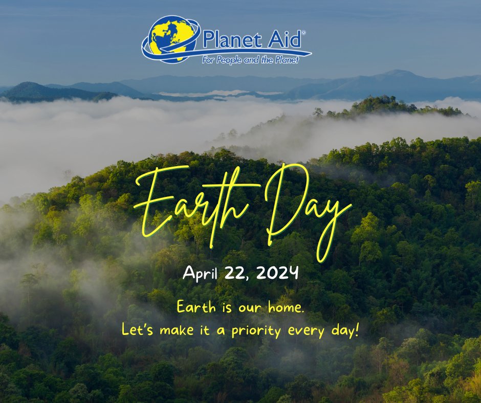 Planet Aid is celebrating Earth Day! Earth Day is an annual celebration honoring environmental achievements, whether big or small, and raises awareness of the need to protect Earth’s natural resources.