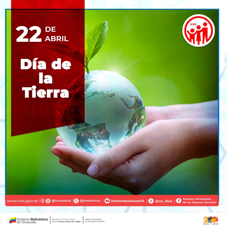 El Día Internacional de la Madre Tierra se celebra cada 22 de abril, es un día para concienciar sobre la importancia de proteger nuestro planeta y promover la sostenibilidad. #BloqueaElBloqueo @NicolasMaduro @delcyrodriguezv @MagaGutierrezV @AlexisJCorredor