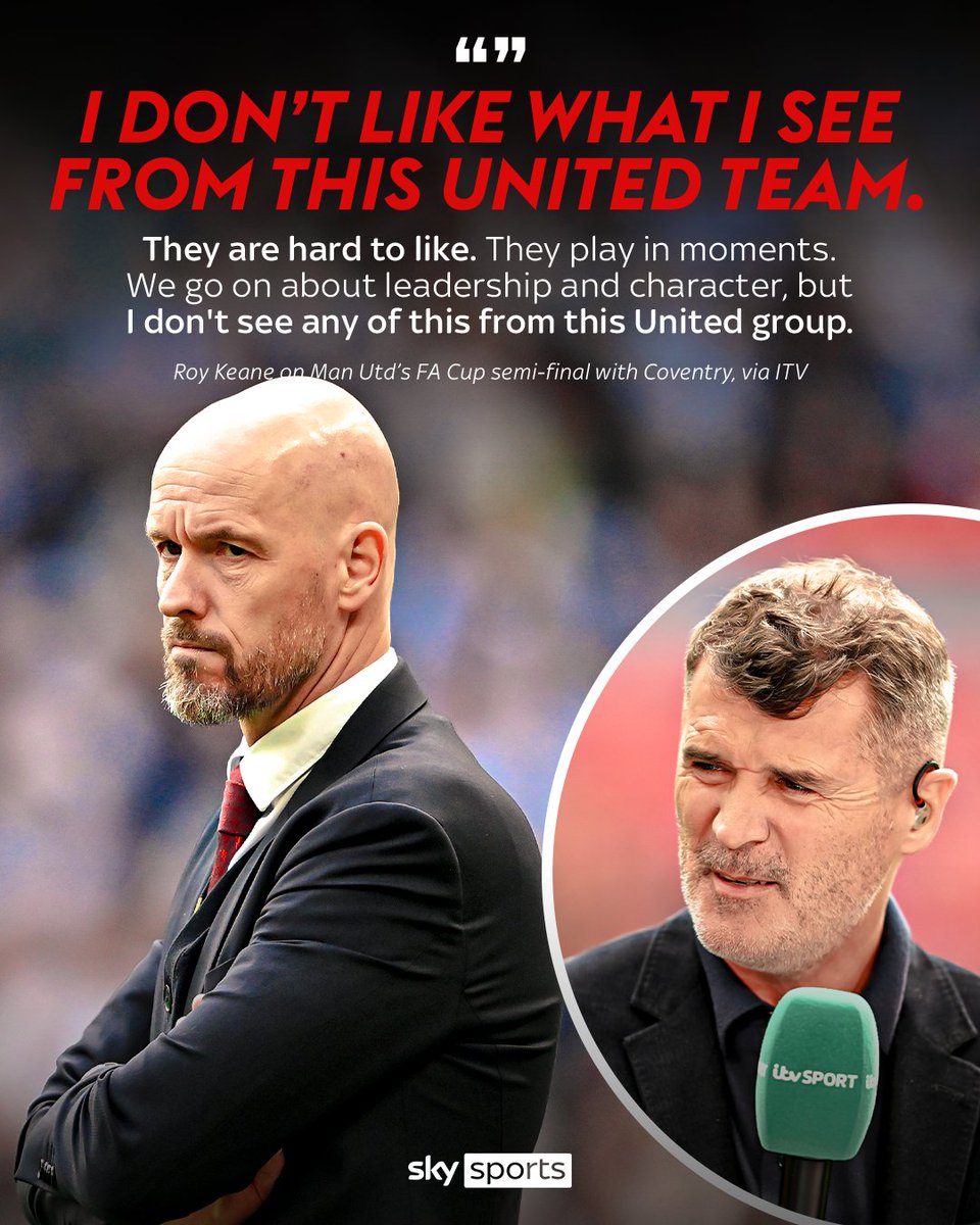 Strong words from Roy Keane after Manchester United's FA Cup semi-final victory 💬