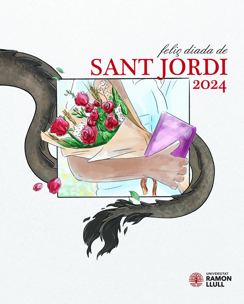 📚Ja heu pensat quins llibres regalareu per Sant Jordi? 🐉🌹Si us calen idees (o us agrada tafanejar), feu-li una ullada a la parada virtual de #SantJordi24 del servei de #bibliotequesURL, amb les recomanacions de la comunitat universitària de la URL! 🔗url.edu/ca/sant-jordi-…