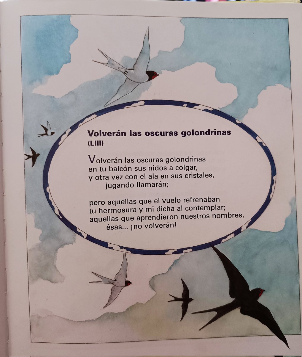 Luztintalavanda's tweet photo. ✨La selección de mi hijo de 9 años en la Biblioteca del cole 📙
#GustavoAdolfoBecquer #Becquer #Poesia #Poema #Literatura
📚#susaetaediciones https://t.co/cpbUSgpvXn