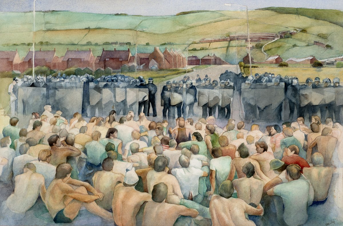 To mark the 40th anniversary of the Miners’ Strike, @aucklandproject's Mining Art Gallery will be hosting a new exhibition.

Opening 3 May, The Last Cage Down will showcase miners' art, depicting the decline of the industry and its impact 👉 lnk.bio/s/lastcagedown #lovedurham