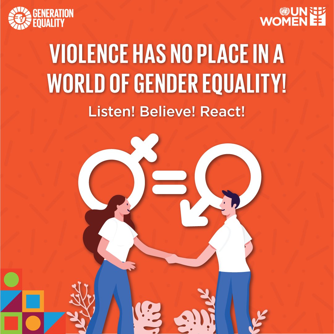 📢 There is #NoExcuse for violence against women and girls!

Institutions, CSOs, media, individuals - let's unite our efforts! Together, we stand for an equal and safer world for all women and girls! 🤝

#EndViolenceTogether #GenerationEquality