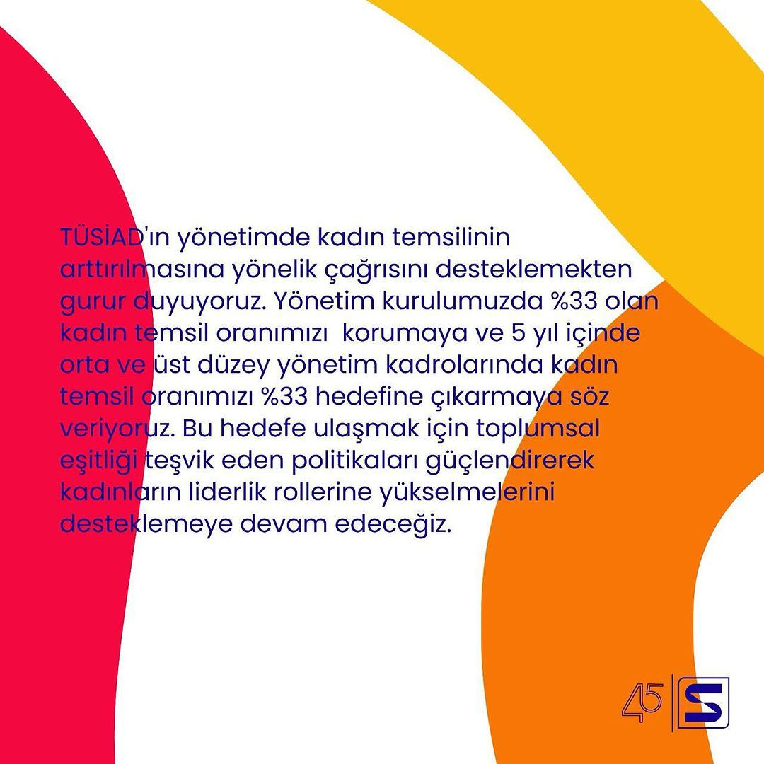 Solmaz Lojistik’i, TÜSİAD'ın yönetimde kadın temsilinin artırılması için yaptığı çağrıya katıldığı ve yönetim kurulundaki %33 kadın lider oranı için kutluyor,diğer şirketleri de yönetimde kadın temsiliyetini artırmaları için hedef koymaya ve rakamlarını paylaşmaya davet ediyoruz.