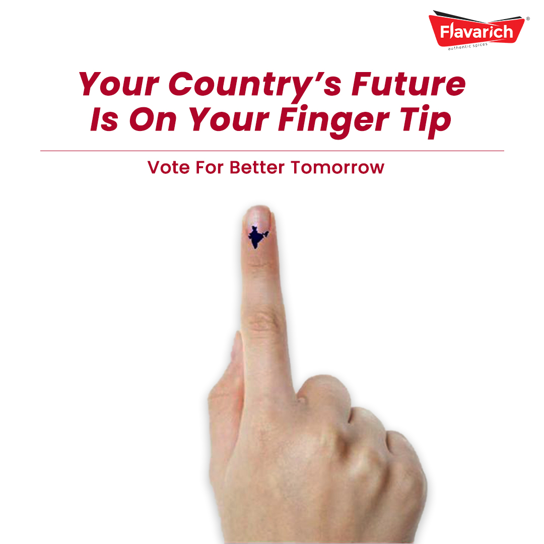 Your choices shape your future 🤩 Use your right to vote wisely and make a difference 😇 #SoFlavarich #Flavarich #FlavarichSpices #Spices #Masala #IndianElection #Election #Vote #Voting #Choose #ChooseRight #Election2024 #Difference #ExplorePage
