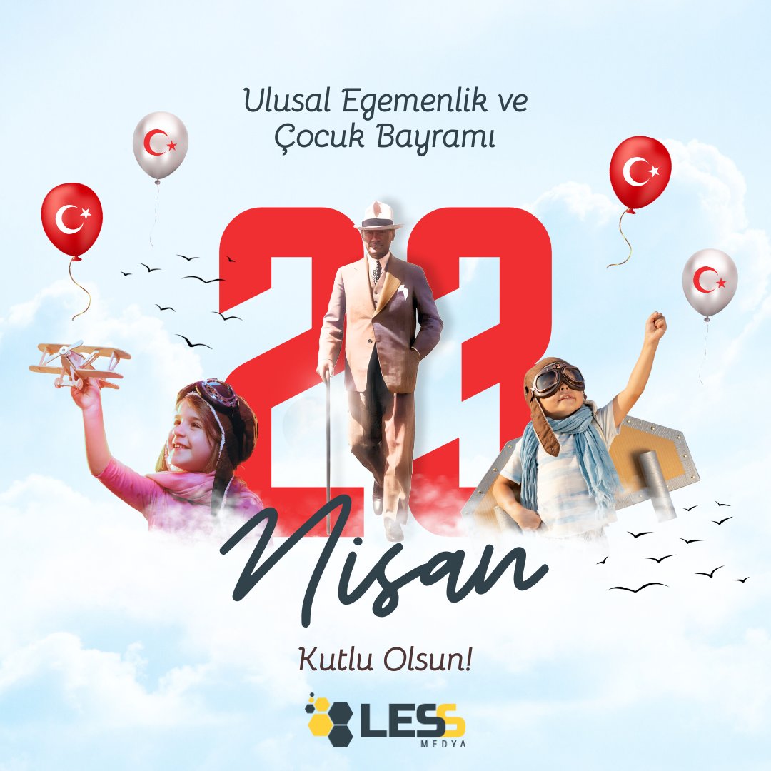 Bugün, ulusal egemenliğimizi ilan ettiğimiz günün yanı sıra çocuklarımıza olan inancımızı da kutladığımız özel bir gün. Her çocuk, bir umut, bir gelecek demektir.
23 Nisan Ulusal Egemenlik ve Çocuk Bayramı Kutlu Olsun! #23nisan #23nisanulusalegemenlikveçocukbayramı #çocukbayramı