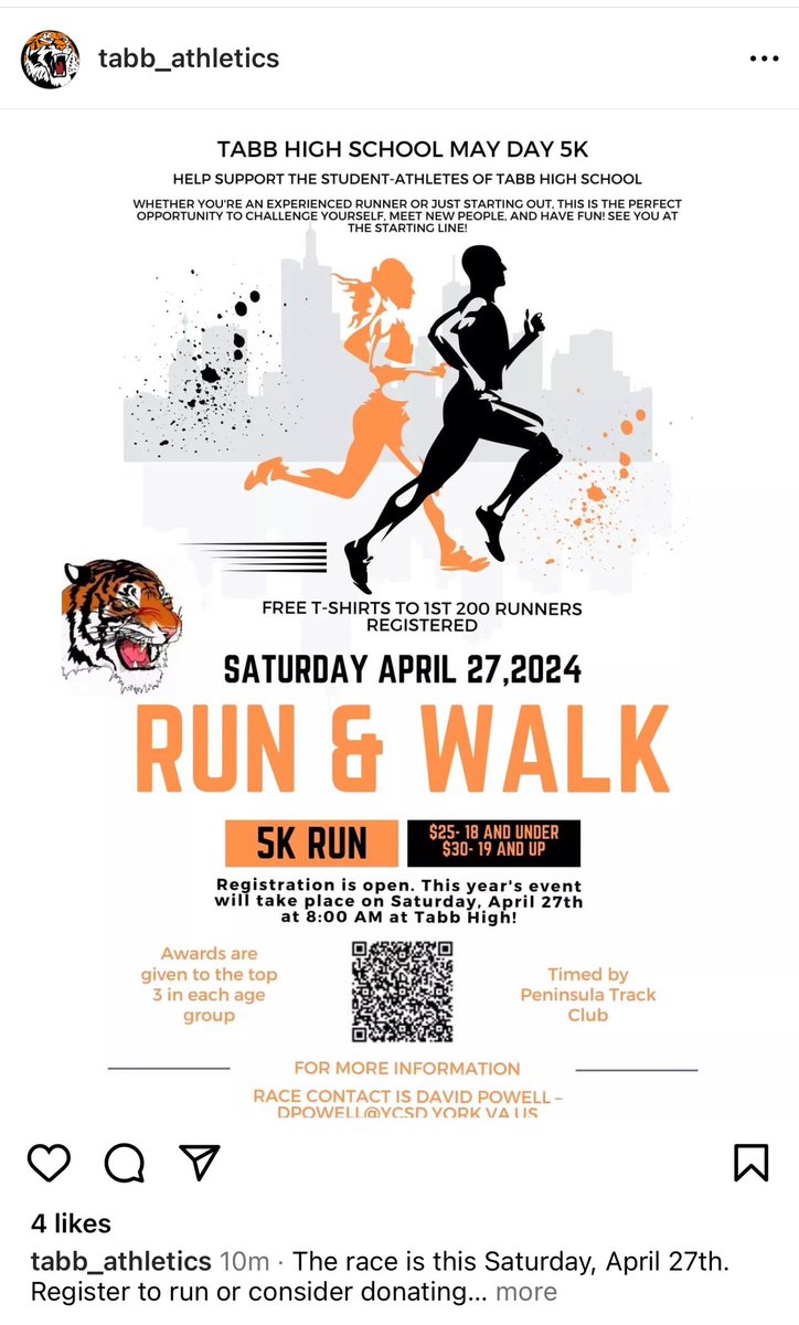 Tabb Booster Club tweet media