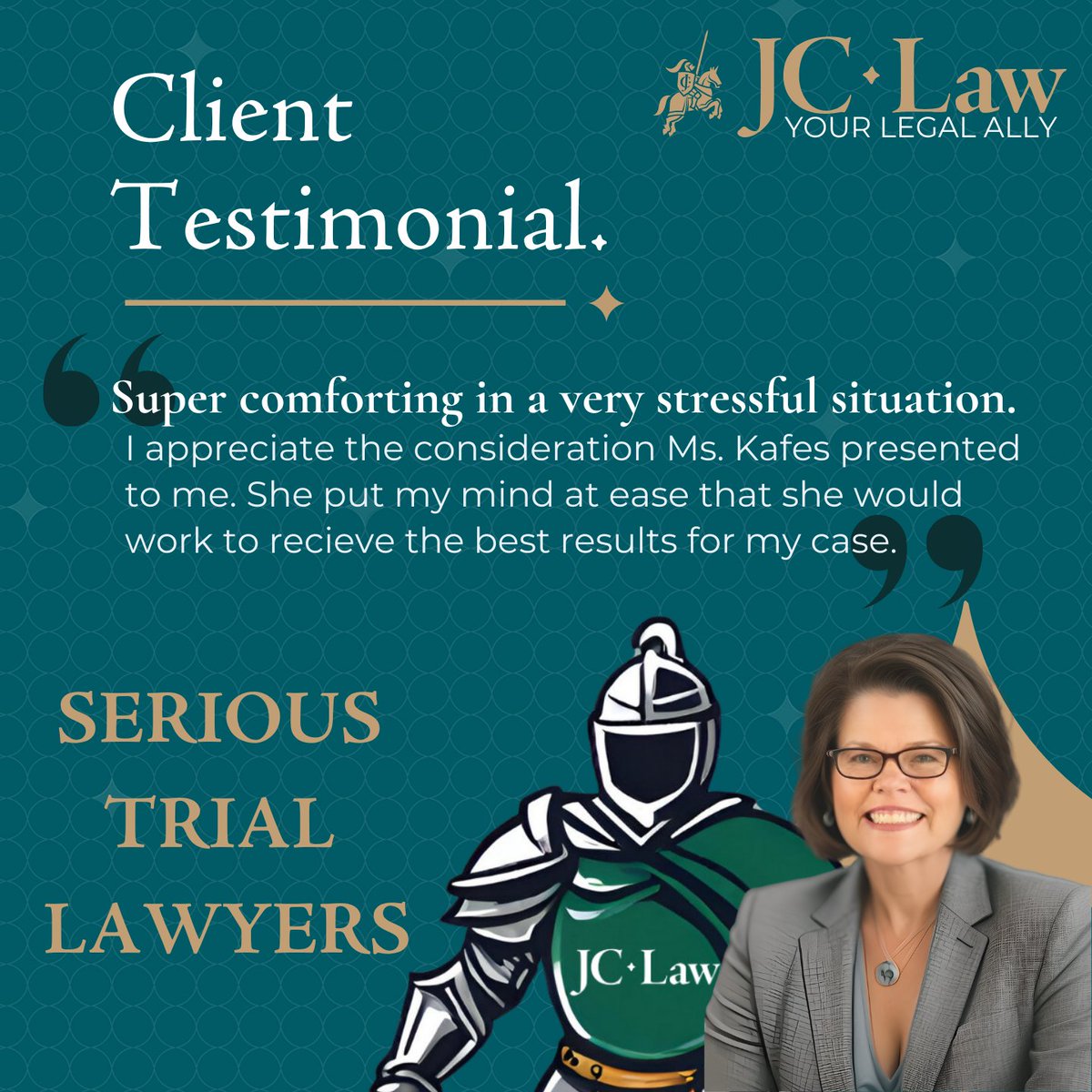 ⭐⭐⭐⭐⭐Another satisfied client! See how we helped this client with their criminal defense matter. If you are charged with a crime, you need a serious trial lawyer, that's JC Law! Schedule your free consultation today. #serioustriallawyer #clientreview hubs.li/Q02tC2Hr0