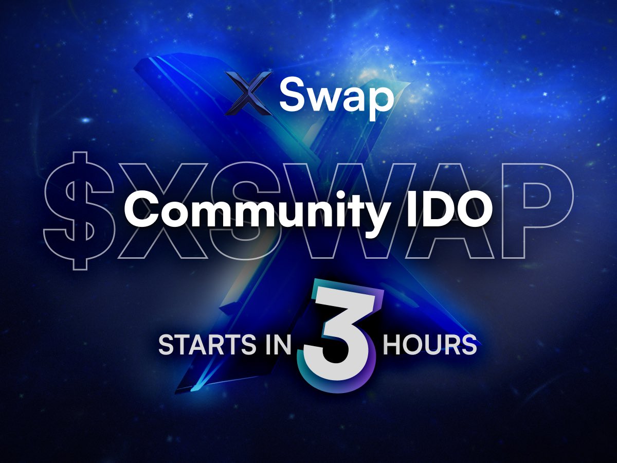 xswap_link's tweet photo. 3H to the Community IDO 🚨

🔹 17:00 UTC
🔹 Only XSwap users
🔹 Base Network

Prepare for it, Marines.
https://t.co/YopyfxaIeI https://t.co/fTf36Z3pCE