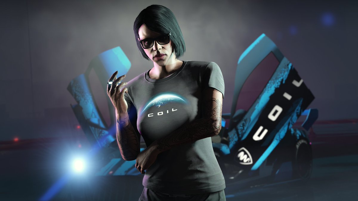 Wear your eco-friendly bona fides on your sleeve with the Coil Earth Day Tee. Get it by playing GTA Online anytime through April 24: rsg.ms/3558947