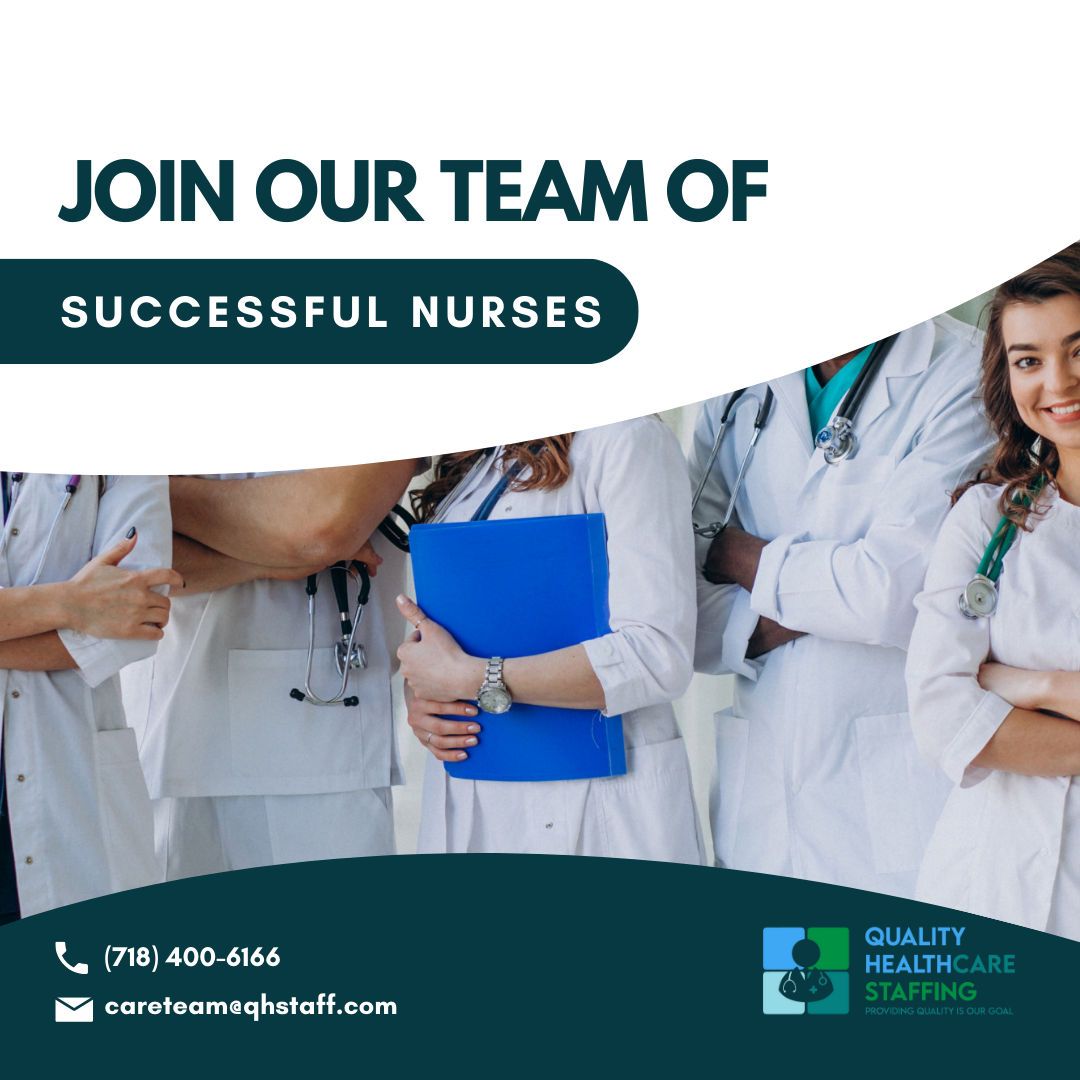 Ready to take your career to new heights? Our team is waiting for you. Let's grow together! 

#CareerOpportunity #JoinOurTeam #qhstaff #recruitingagency  #hiring #hiringnow #applynow #rnjobs #healthcarejobs