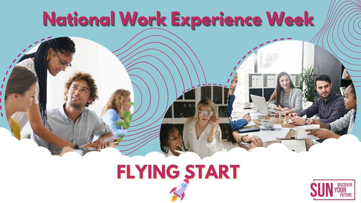 It's National Work Experience Week! For support and info to help your students explore options with work experience, check out our Flying Start resources here: 
buff.ly/3Q1YY6A
#WeAreSun #UniConnect #NWEW2024 #WorkExperience