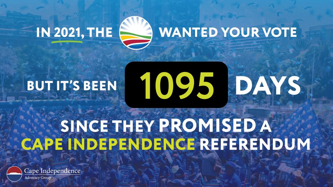Where is our Cape Independence referendum? 

#capeindependence