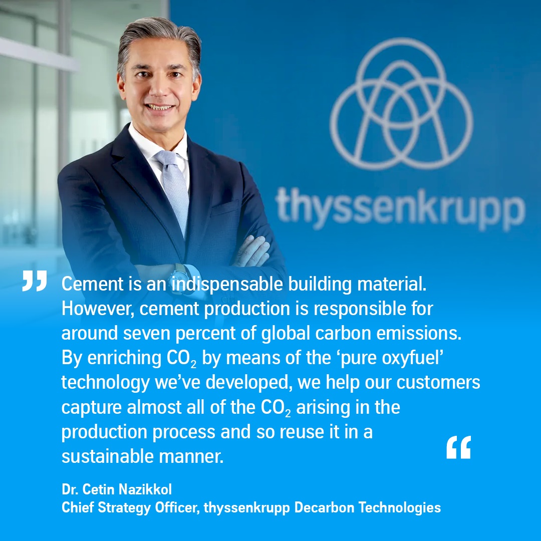 Starting signal for the construction of the first CO2-neutral #cementplant in Germany with Holcim! 🏗️ Thanks to our 'pure oxyfuel' technology, CO2 emissions are drastically reduced and the path to a greener future is paved. 💧🌱 thyssenkrupp-dirico.com/QR0Fz 📷 © Holcim 2023