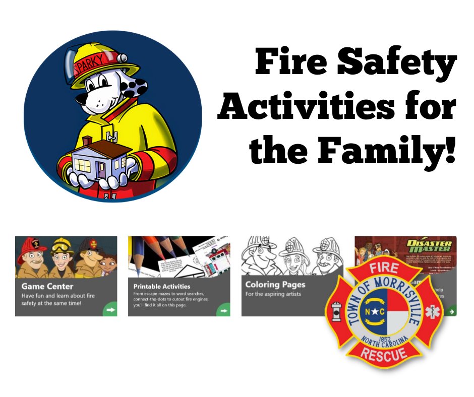 Fire safety education is an important resource for families to help reduce the potential for fires. We are committed to providing fire safety education! Check out our webpage where your family can enjoy fun and exciting fire safety activities at bit.ly/3Ig3t9c