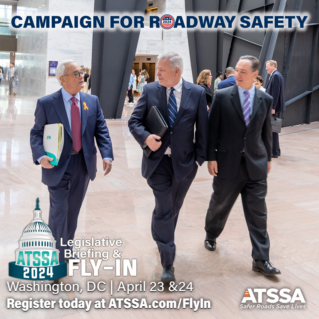 #ATSSA members are ready for tomorrow's kick-off of the Legislative Briefing & Fly-In. We are in D.C. to campaign for #roadwaysafety. If you can't join us, please follow, like & share our social media posts about our meetings with policymakers on April 24 to help spread the word.