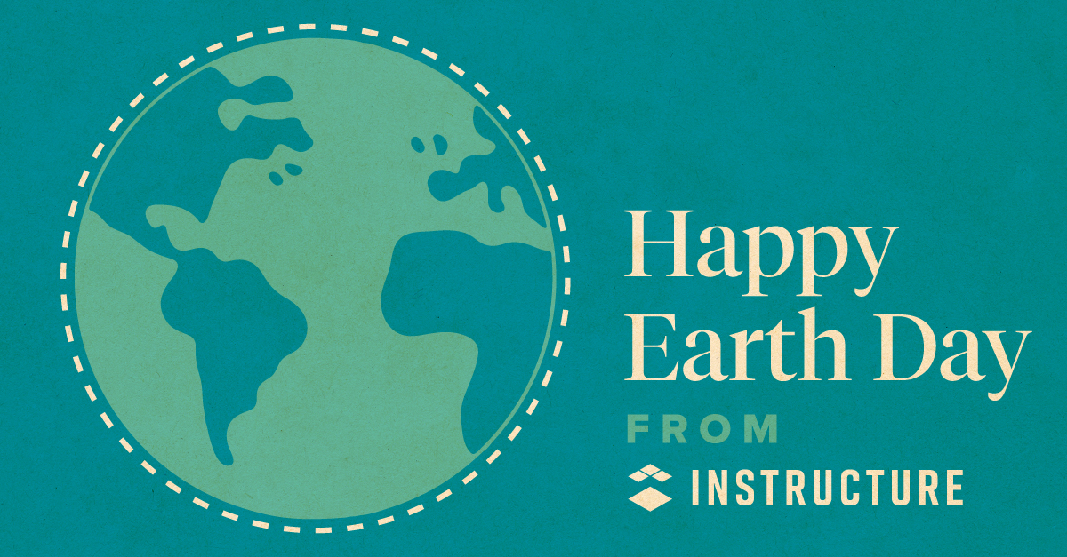 🌿 Education can change the world, and so can you! At Instructure, we're proud to support Earth Day and promote sustainability in education. Let's nurture a love for the planet in every student. 🌍 #EarthDay #Education #EdTech