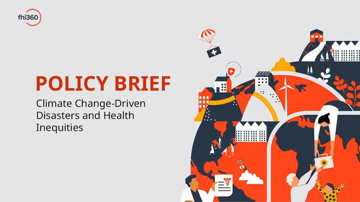 “When it comes to climate-smart health, there’s no time to wait and debate.” Together with partners, our team has developed a policy brief that outlines key steps to address health inequities around #ClimateChange -driven disasters: bit.ly/3U9kk2S #EarthDay