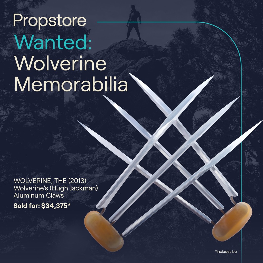 Do you have Wolverine, X-Men or Superhero memorabilia that you are looking to sell? Your items could be featured in an upcoming summer auction. Drop us a comment or tag someone who might have what we're looking for. For more information: propstore.com/sell.action