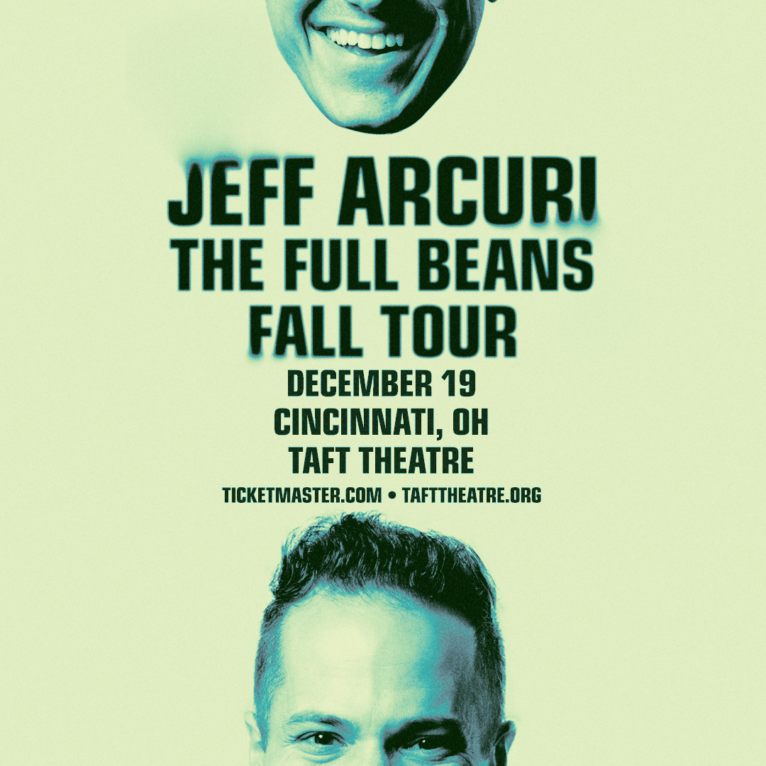 JUST ANNOUNCED: @jeffarcuri_: The Full Beans Fall Tour is coming to Taft Theatre on December 19! Presale begins Thursday at Noon (code: COMEDY). Tickets on sale this Friday at 10AM. Get more info ➜ bit.ly/arcuri-24