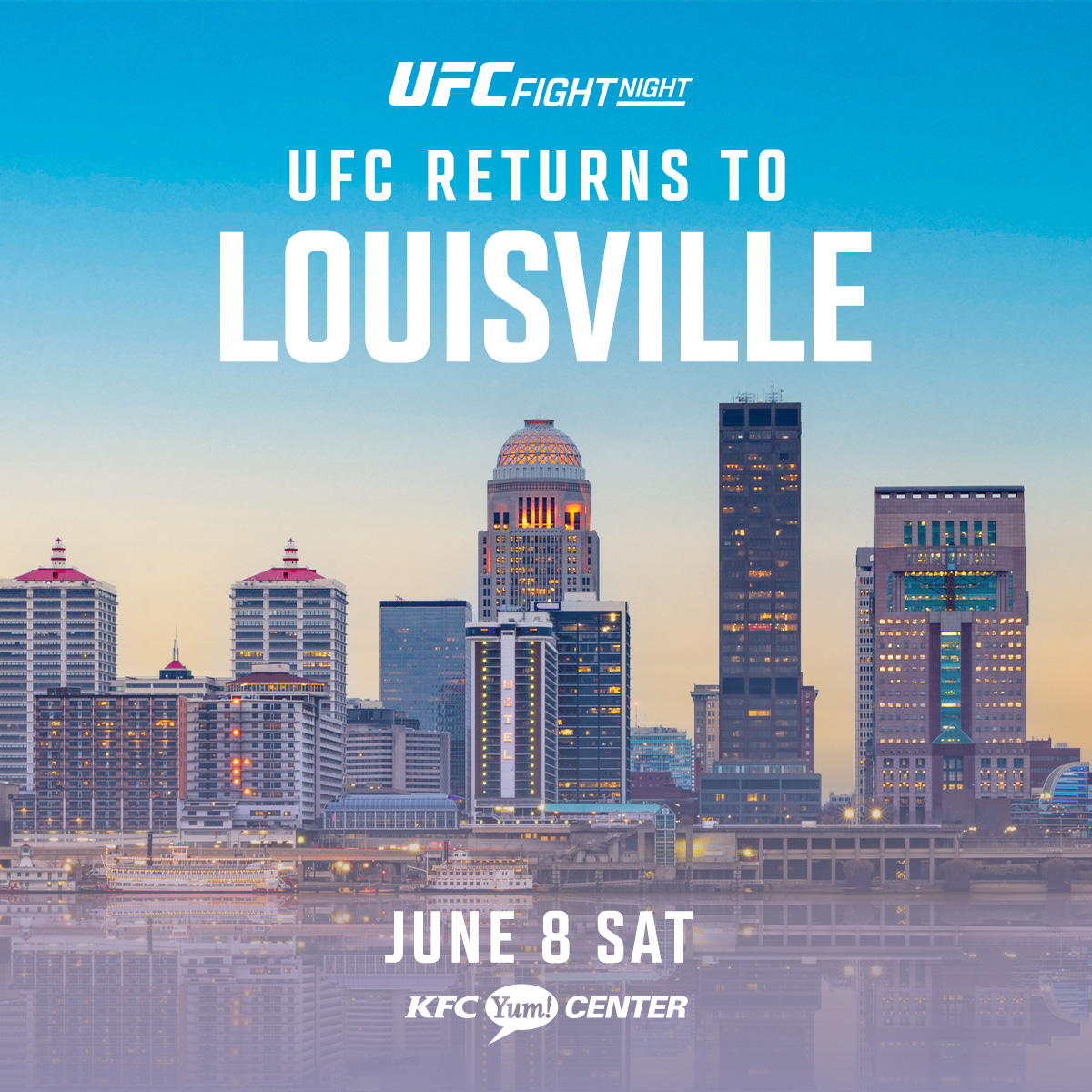 Mark your calendars, UFC goes on sale this Friday at 10 am! Want tickets earlier? Sign up for our presale email! ✉️: bit.ly/YumInsiderClub