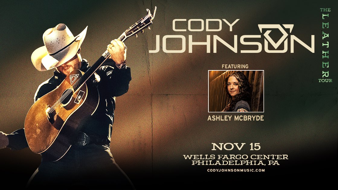 JUST ANNOUNCED: @codyjohnson is bringing 'The Leather Tour' to Wells Fargo Center on November 15! Tickets on sale Friday, May 3 at 10:00AM.