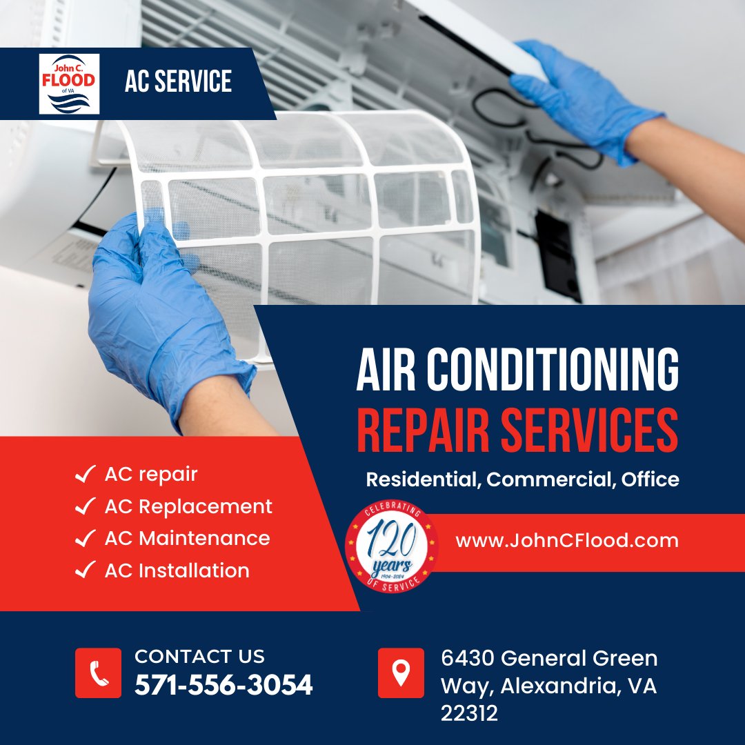 Spring is here! 🐰💐 Our expert A/C repair services are here to keep you cool as the weather warms up. Stay cool with John C. Flood! 🔧 
-
#ACRepair #HVACExperts #JohnCFlood #HVACServices #HVACRepair #HVACInstallation