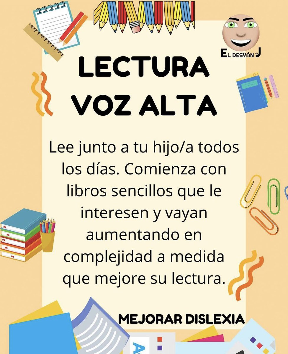 marttaparra_'s tweet photo. ACTIVIDADES para mejorar la DISLEXIA✍🏼📖👦🏻🗣️ #uv_rtl23 #uv_rtl24 #dislexia https://t.co/nXCx68Vctk