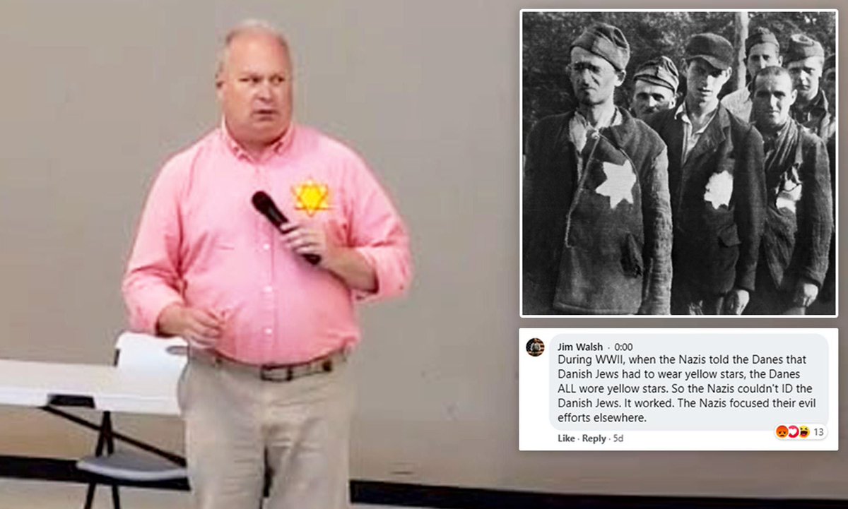 Quick question Mr. Chair — did you wear a yellow Star of David at your Looney Tunes convention this weekend? Or was trivializing the Holocaust just a one time thing? This is the company Joe Kent keeps. It’s not the company normal Republicans in Southwest Washington need to keep.
