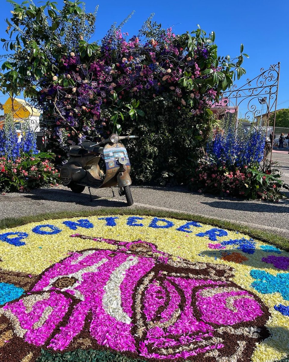 infioratafucecc's tweet photo. Infiorata realizzato dagli infioratori della pro loco di Fucecchio per i Vespa world days 2024 #infiorata #infioratafucecchio https://t.co/p0rtKss6rA