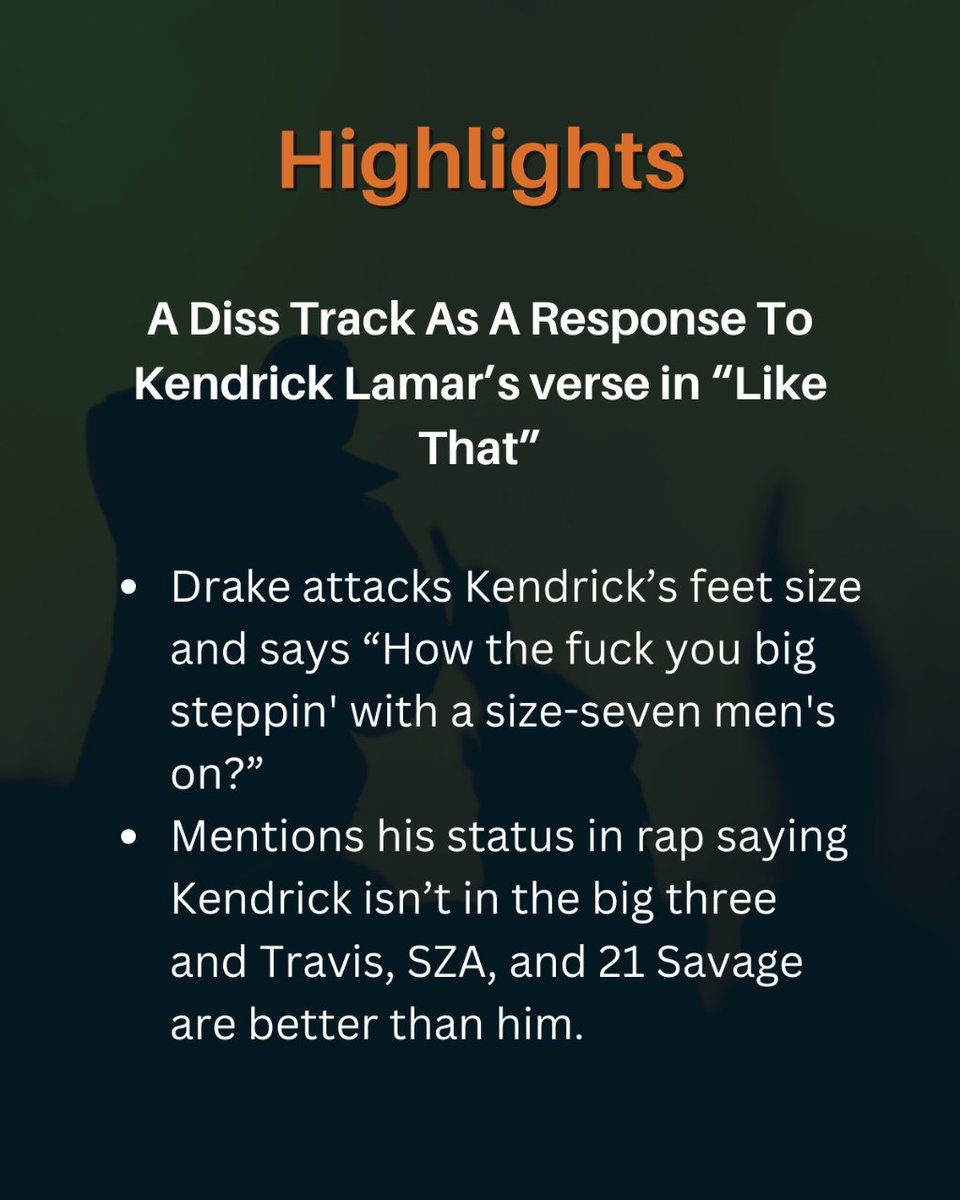 Drake releases new diss track 'Push Ups' 

#drake #kendricklamar #21savage #asaprocky #travisscott #sza #rapnation #rap #pushups